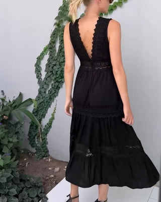 Aurora | Bohemian Maxi Dress for Women with Sleeveless Design