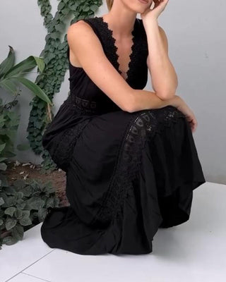 Aurora | Bohemian Maxi Dress for Women with Sleeveless Design