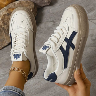 Gwenda | Women's Orthopedic Low-Top Sneakers with Supportive Platform Sole and Padded Collars