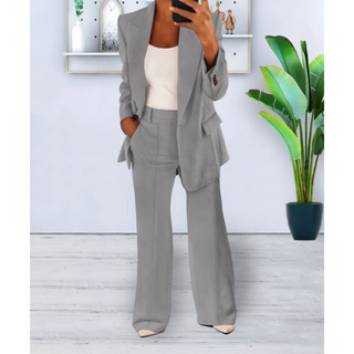 Jessie | Women's Tailored Notch Lapel Blazer & Trousers Suit Set