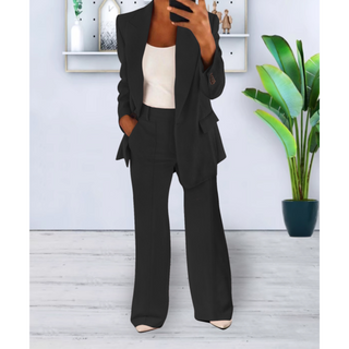 Jessie | Women's Tailored Notch Lapel Blazer & Trousers Suit Set