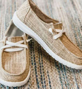 Maliah | Women’s Lightweight Canvas Loafers with Breathable Upper and Sturdy Rubber Sole