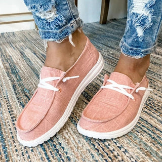 Maliah | Women’s Lightweight Canvas Loafers with Breathable Upper and Sturdy Rubber Sole