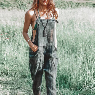 Leslie | Women’s Relaxed Wide-Leg Jumpsuit with Adjustable Straps
