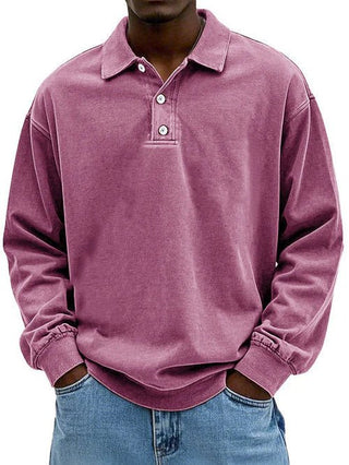 Andrei | Men’s Long Sleeve Polo Shirt for Casual and Everyday Wear