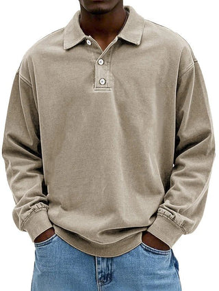 Andrei | Men’s Long Sleeve Polo Shirt for Casual and Everyday Wear