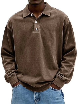 Andrei | Men’s Long Sleeve Polo Shirt for Casual and Everyday Wear