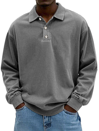 Andrei | Men’s Long Sleeve Polo Shirt for Casual and Everyday Wear