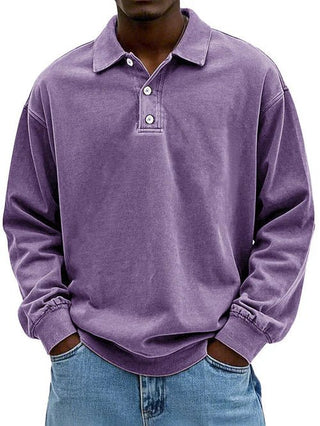 Andrei | Men’s Long Sleeve Polo Shirt for Casual and Everyday Wear