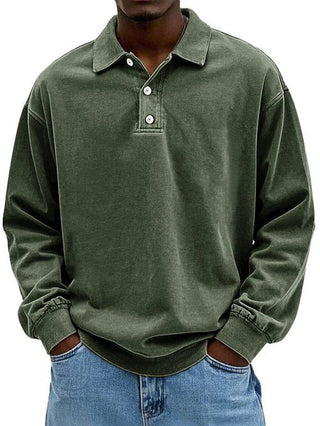 Andrei | Men’s Long Sleeve Polo Shirt for Casual and Everyday Wear