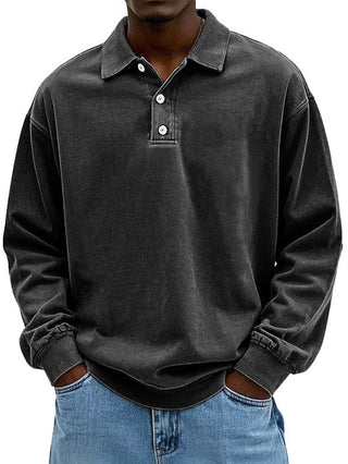 Andrei | Men’s Long Sleeve Polo Shirt for Casual and Everyday Wear