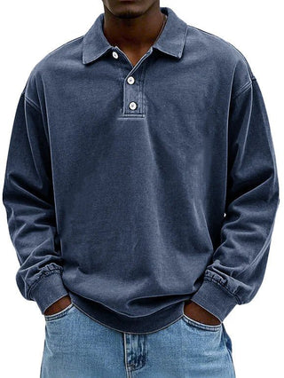 Andrei | Men’s Long Sleeve Polo Shirt for Casual and Everyday Wear