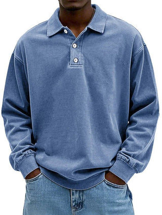 Andrei | Men’s Long Sleeve Polo Shirt for Casual and Everyday Wear