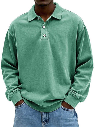 Andrei | Men’s Long Sleeve Polo Shirt for Casual and Everyday Wear