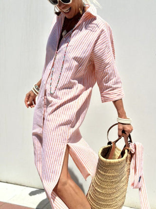 Amelia | Classic Striped Shirt for Women with ¾ Sleeves