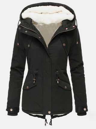 Mariela | Women’s Military-Inspired Winter Parka with Plush Fleece Lining