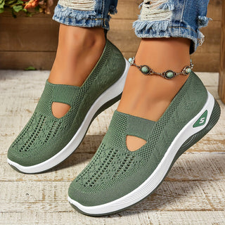Rowena | Women’s Orthopedic Mesh Slip-on Shoes with Cut-out Style