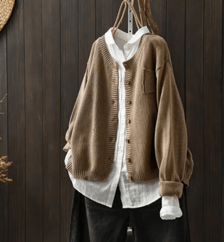 Aileen | Women’s Knitted Cardigan with Classic Button-Up Design