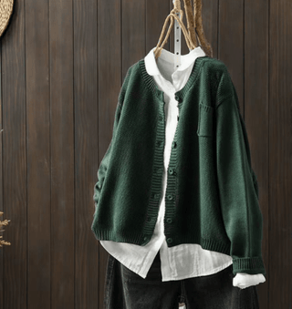 Aileen | Women’s Knitted Cardigan with Classic Button-Up Design