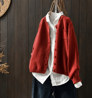 Aileen | Women’s Knitted Cardigan with Classic Button-Up Design