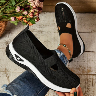 Rowena | Women’s Orthopedic Mesh Slip-on Shoes with Cut-out Style