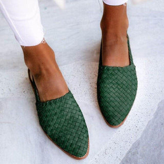 Klarisse | Women’s Handwoven Leather Closed-Toe Shoes