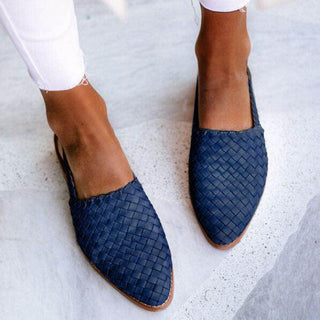 Klarisse | Women’s Handwoven Leather Closed-Toe Shoes