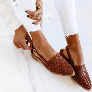 Klarisse | Women’s Handwoven Leather Closed-Toe Shoes