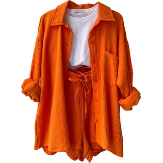 Ianthe | Women’s Two-Piece Cotton-Linen Co-Ord Set