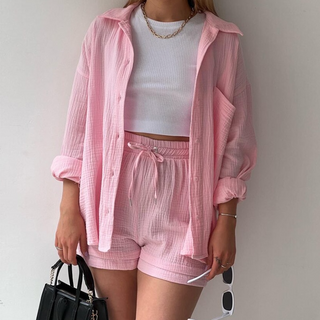 Ianthe | Women’s Two-Piece Cotton-Linen Co-Ord Set