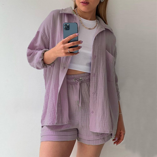 Ianthe | Women’s Two-Piece Cotton-Linen Co-Ord Set