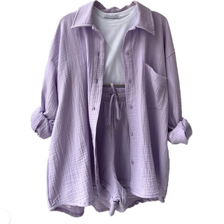 Ianthe | Women’s Two-Piece Cotton-Linen Co-Ord Set