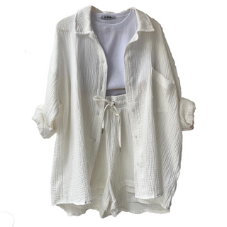 Ianthe | Women’s Two-Piece Cotton-Linen Co-Ord Set