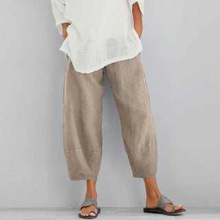 Shaina | Women’s Lantern-Style Pants with Elastic Waistband and Adjustable Drawstring