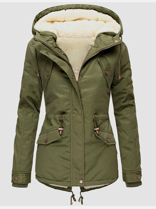 Mariela | Women’s Military-Inspired Winter Parka with Plush Fleece Lining