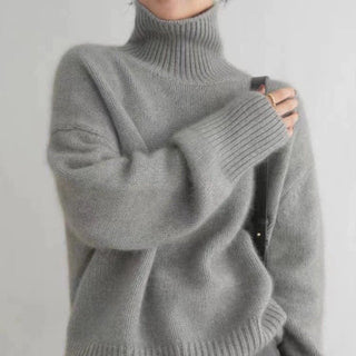 Joan | Women’s Wool Knit Sweater with Ribbed