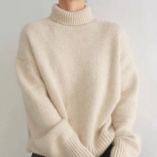 Joan | Women’s Wool Knit Sweater with Ribbed