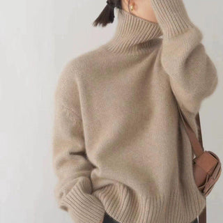 Joan | Women’s Wool Knit Sweater with Ribbed