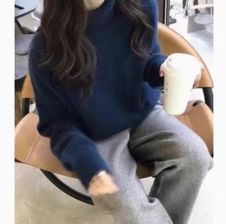 Joan | Women’s Wool Knit Sweater with Ribbed