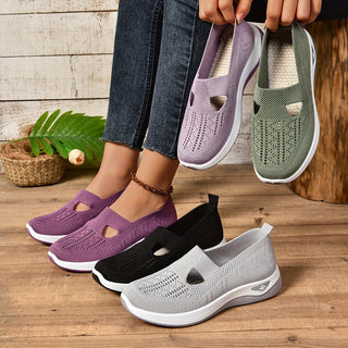 Rowena | Women’s Orthopedic Mesh Slip-on Shoes with Cut-out Style