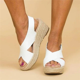 Isadora | Women’s Stylish Orthopedic Summer Sandals with Wedge Heel