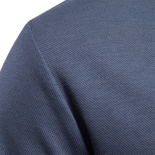 Sam | Men’s Long-Sleeve Solid-Color Polo Shirt with Comfortable Fit
