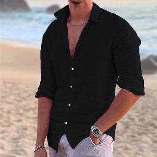 Zander | Men’s Long-Sleeve Button-Down Shirt with Classic Collar