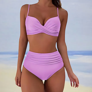Sunny | Women's High-Waisted Two-Piece Bikini Set