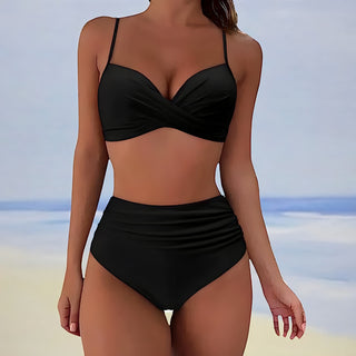 Sunny | Women's High-Waisted Two-Piece Bikini Set