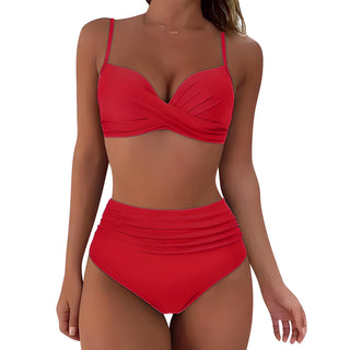 Sunny | Women's High-Waisted Two-Piece Bikini Set