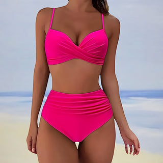 Sunny | Women's High-Waisted Two-Piece Bikini Set