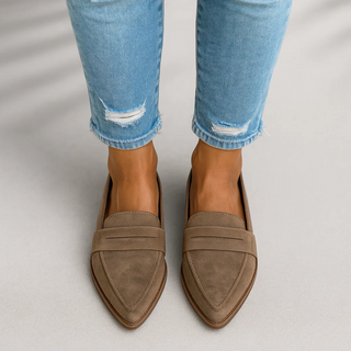 Juliet | Pointed-Toe Slip-On Loafers for Women with Low Heel