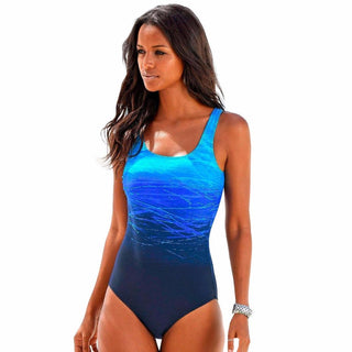 Bianca | Gradient Print One-Piece Swimsuit for Women with Sculpting Fit