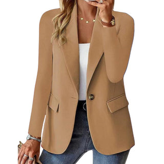 Jolene | Formal Double Breasted Blazer for Women with Overlapping Front Panels and Button Closure